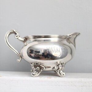 Reed & Barton Vintage Regent Pattern  5605 Silverplate Creamer Pourer - Engraved